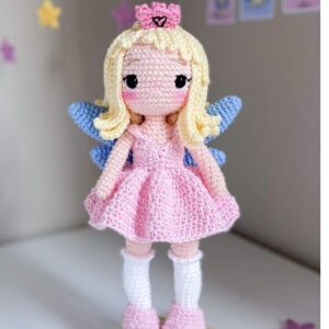 Receita de amigurumi em PDF - Fadinha