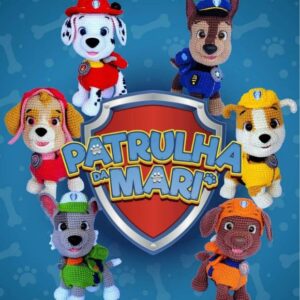 Receita de amigurumi em PDF - E-book Patrulha Canina Completa
