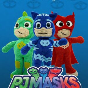 Receita de amigurumi em PDF  - Pj Masks