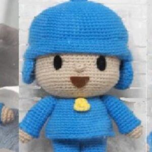 Receita de amigurumi em PDF - Pocoyo