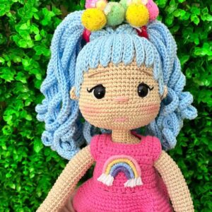 Receita de amigurumi em PDF - Boneca Talita