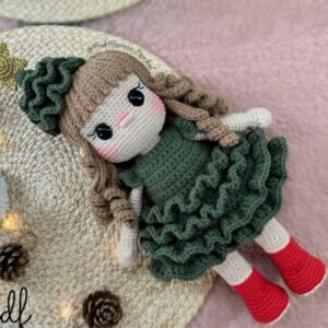 Receita de amigurumi em PDF  - Boneca Angelina