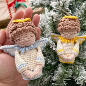 Receita de amigurumi em PDF - Anjo
