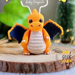 Receita de amigurumi em PDF - Baby Dragonite