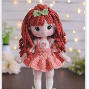 Receita de Amigurumi em PDF - Boneca Dulce