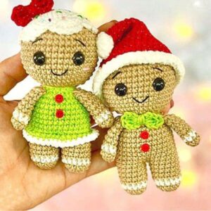 Receita de Amigurumi em PDF - Boneco de Gengibre