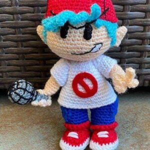 Receita de amigurumi em PDF -  Boneco Funk
