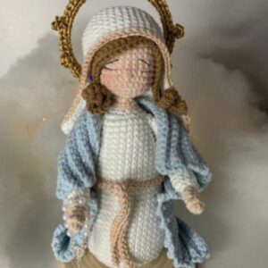 Receita de amigurumi em PDF - Nossa Senhora das Graças