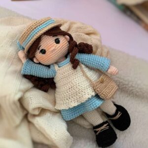 Receita de amigurumi em PDF - Boneca Diana