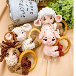 Receita de amigurumis em PDF - E-book Chocalhos