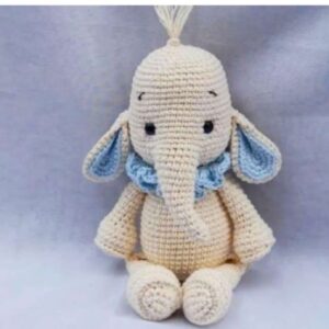 Receita de amigurumi em PDF - Jace Elefante