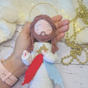 Receita de amigurumi em PDF - Jesus Misericordioso