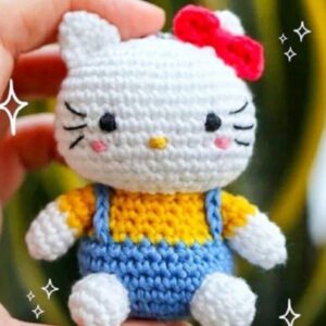Receita de amigurumi em PDF - Hello KittY