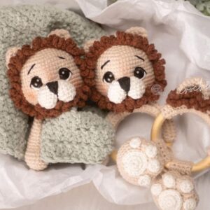 Receita de amigurumi em PDF - Davi Naninha e Chocalho