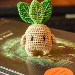 Receita de amigurumi em PDF  - Mandrágora do Harry Potter