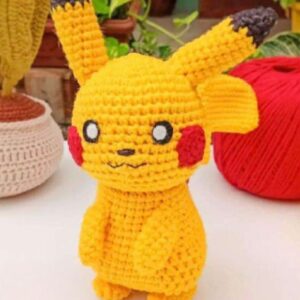 Receita de amigurumi em PDF  - Chaveiro Pikachu