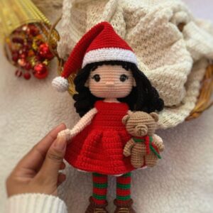 Receita de amigurumi em PDF - Boneca Stella