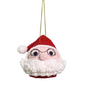 Receita de amigurumi em PDF - Enfeite de Papai Noel