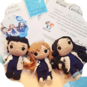Receita de amigurumi em PDF - Ebook Grey´s Anatomy