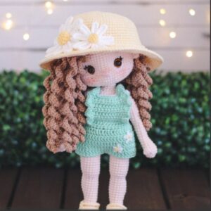 Receita de Amigurumi em PDF - Boneca Margarida