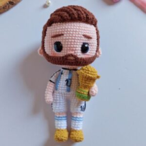 Receita de amigurumi em PDF - Messi