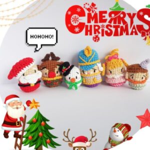 Receita de amigurumi em PDF - Mini de Natal