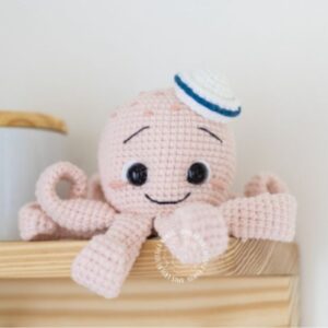 Receita de amigurumi em PDF - Pou o Polvo