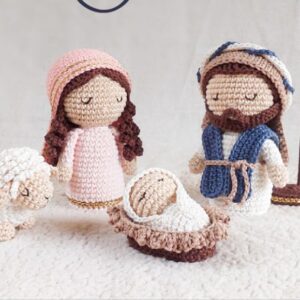 Receita de amigurumi em PDF - O Nascimento de Jesus