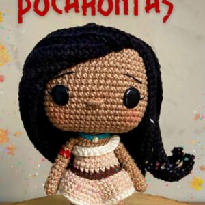 Receita de amigurumi em PDF - Pocahontas