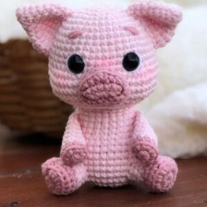 Receita de amigurumi em PDF - Porquinho