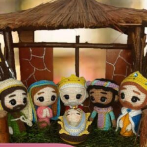 Receita de amigurumi em PDF - Presépio - Mini Nascimento