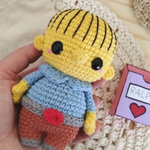 Receita de amigurumi em PDF - Ralph - Simpsons