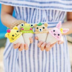Receita de amigurumi em PDF - Sorvete de Bichinhos