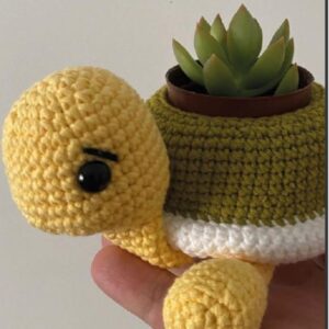 Receita de amigurumi em PDF - Os Jardineiros - Tartaruga