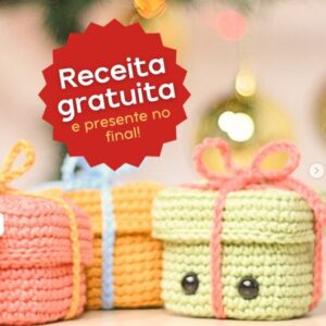 Receita de amigurumi gratuita - Porta Surpresa