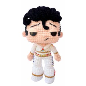 Receita de amigurumi em PDF -  Elvis Presley