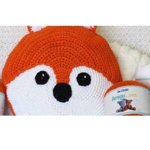 Receita de amigurumi em PDF - Almofada Raposa