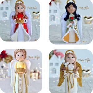 Receita de amigurumi em PDF - E-book Anjinhos