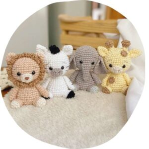 Receita de amigurumi em PDF - Ebook Safari baby