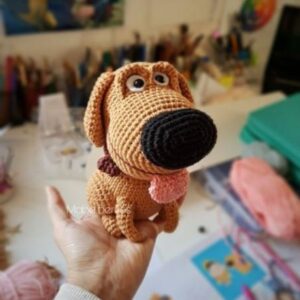 Receita de amiguumi em PDF - Cachorro Dug