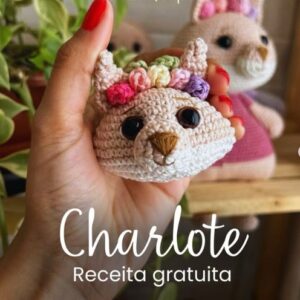 Receita de amigurumi gratuita - Charlote, a Raposa