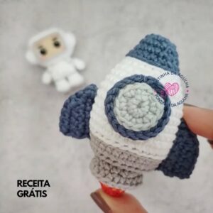 Receita de amigurumi gratuita - Foguete