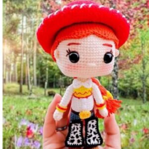 Receita de amigurumi em PDF - Jessie Toy Story
