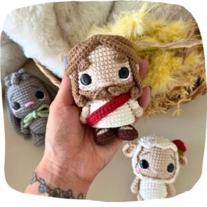 Receita de amigurumi em PDF - Jesus