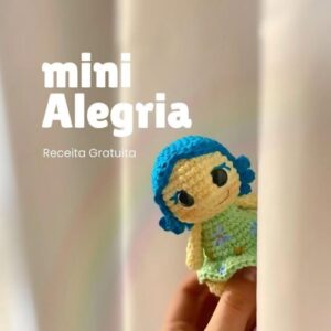 Receita de amigurumi gratuita - Mini Alegria