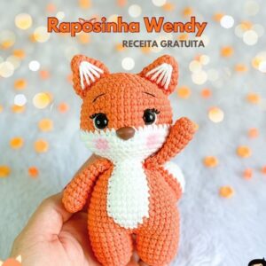 Receita de amigurumi gratuita - Raposinha Wendy