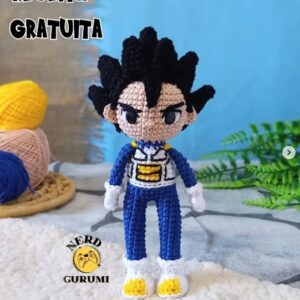 Receita de amigurumi gartuita - Vegetta