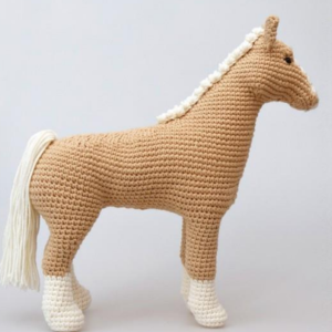 Receita de amigurumi em PDF - Cavalo Realista- 26 cm