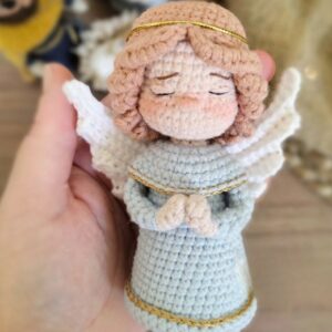 Receita de amigurumi em PDF - Anjo São Gabriel