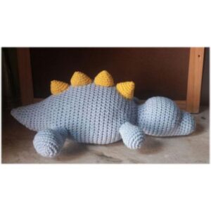 Receita de amigurumi em PDF - Bebê Dinossauro